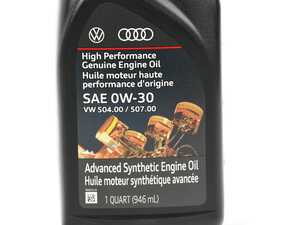 ES#2804481 - 071115562CKT3 - Oil Service Kit - Includes Genuine oil filter and Genuine 0w-30 oil - Genuine Volkswagen Audi - Volkswagen