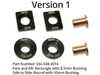 ES#4880768 - 034-508-3014 - Billet Solid Shifter Bushing Kit - Version 1 - Due to the occasional oddball part crossover between chassis and years, please measure the pivot shaft diameter to ensure the version you order has the correct bushing inner diameters. Rectangle 8.5mm, Round 10mm - 034Motorsport - Audi Volkswagen