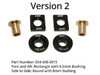 ES#4880769 - 034-508-3015 - Billet Solid Shifter Bushing Kit - Version 2 - Due to the occasional oddball part crossover between chassis and years, please measure the pivot shaft diameter to ensure the version you order has the correct bushing inner diameters. Rectangle 8.5mm, Round 8mm - 034Motorsport - Audi Volkswagen