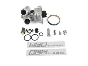 ES#3183404 - 06H121026DDKT - Water Pump Kit - Includes a new water pump, belt, thermostat/housing, union piece & hardware - Assembled By ECS - 