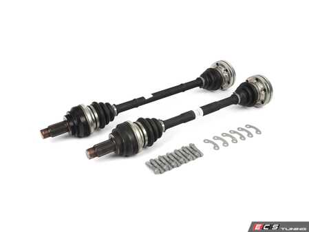ES#4159337 - 33207580946sKT - Rear Axle Shaft Replacement Kit  - Includes left and right axles and hardware - Assembled By ECS - BMW