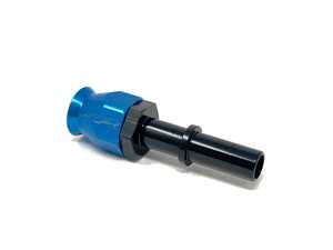 ES#4690297 - 201-0181 - Fuel Line Fitting AN6 PTFE To 9.89mm Male QC - Fuel line fitting to terminate an AN-6 PTFE line with a 9.89mm Male Quck connect. - Precision Raceworks - Audi BMW Volkswagen Mercedes Benz MINI Porsche