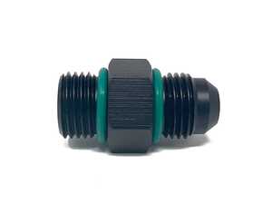 ES#4690272 - 201-0038 - AN6 Male Flare To AN6 ORB Male Adapter - AN6 Male flare to AN6 ORB Male Adapter. - Precision Raceworks - Audi BMW Volkswagen Mercedes Benz MINI Porsche