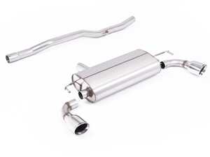 ES#4880984 - SSXVW771 - MK4 R32 Cat-Back Exhaust System V2 - Non-Resonated - GT-100 Slash Cut Tips - Updated to offer more Wookie noises and features Milltek's new brushed stainless steel finish on the silencer. - Milltek Sport - Volkswagen