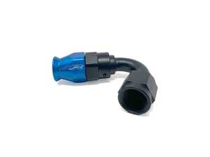 ES#4690311 - 201-0222 - PTFE Fuel Line Fitting 135 Degree AN-6 Female Flare - Precision Raceworks 135-degree AN-6 fitting ensures secure, leak-proof fuel connections. - Precision Raceworks - Audi BMW Volkswagen