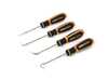 ES#4817989 - KDT84040H - 4 Pc. Mini Hook & Pick Set - Variety of shapes to leverage or pull parts, springs, and cotter pins - Gear Wrench - Audi BMW Volkswagen Mercedes Benz MINI Porsche