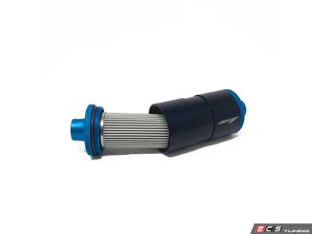 ES#4883024 - 501-0115 - Inline Fuel Filter AN8 Single In/Out - 6 Micron Filter - This fuel filter features a precision machined aluminum body and fittings - Precision Raceworks - Audi BMW Volkswagen Mercedes Benz MINI Porsche