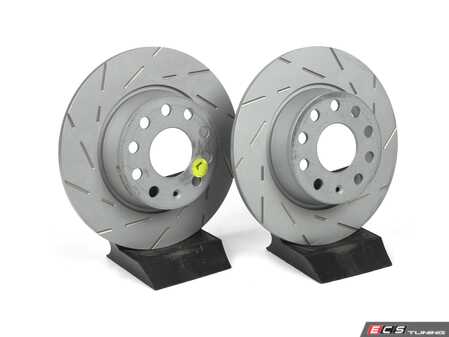 ES#2621300 - USR1772 - Rear USR Series Sport Slotted Rotors - Pair (272x10) - Upgrade to a Turbo slotted rotor for improved braking - EBC - Audi Volkswagen