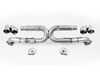 ES#4043514 - 3015-32044 - AWE Performance Exhaust - 991.1 - Chrome Silver Tips - Constructed from T-304 Stainless Steel, the AWE Porsche 991 Carrera Performance Exhaust shows maximum gains of 29hp and 33tq at the crank and weighs in at 12lbs less than the stock unit! - AWE - Porsche