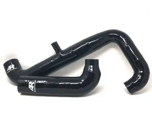 ES#4883216 - 601-0027 - N54 Relocated Inlet Kit - Upgraded Turbos (2") - Relocates your intake to the passenger's side of the engine with high flow silicone hoses and filters - Precision Raceworks - BMW