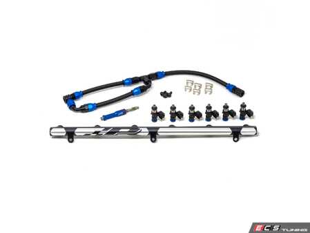 ES#4883229 - 601-0277 - S58 Port Injection Kit - Silver Anodized - 950cc Injectors - Add port injection to your BMW for greater power potential - Precision Raceworks - BMW