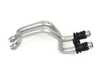 ES#4745502 - 1K1819857C - Heater Core Pipe Set - Supply and return pipes from the heater core to the firewall - Vaico - Audi Volkswagen