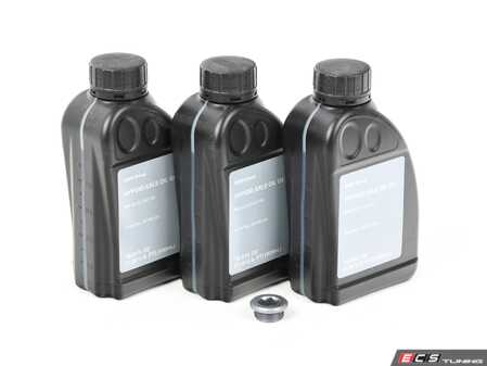 ES#4815522 - 83222447362KT - Rear Differential Service Kit - Includes 3 bottles of BMW G4 Hypoid Diff Fluid and a new fill plug - Genuine BMW - BMW