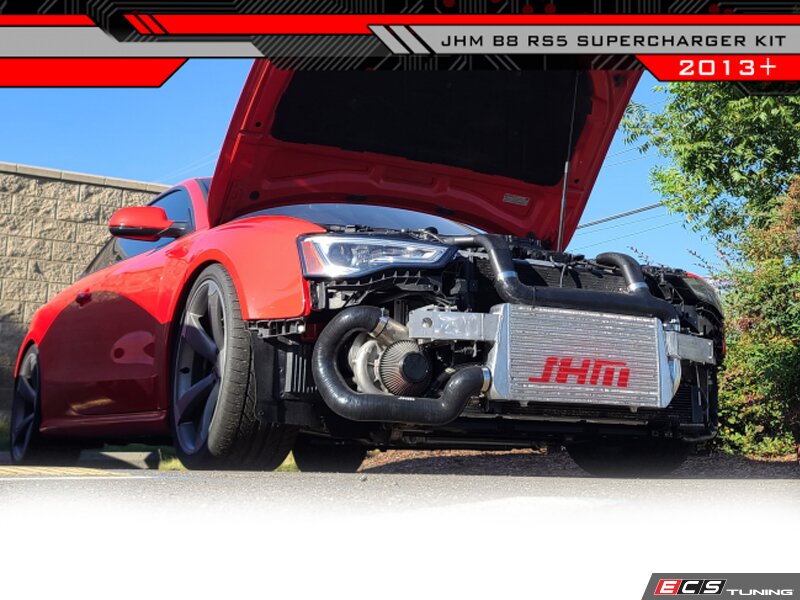 JH Motorsports - JHM-B8RS542SCS34 - JHM Supercharger Kit - 2013+ B8 RS5 ...