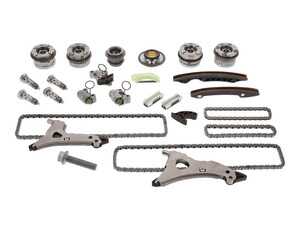 ES#4684390 - 2760502316ki - Timing Chain Kit  - Includes slide rails, chain, chain tensioners, and camshaft adjusters. - Vaico - Mercedes Benz