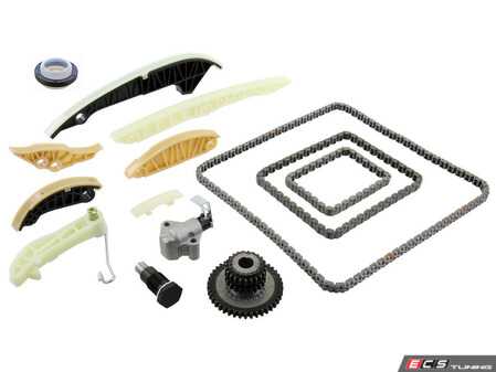 ES#3579589 - 06K109158A - Standard Timing Chain Kit - Includes all chains, guides, tensioners, and the crankshaft sprocket - Vaico - Audi Volkswagen