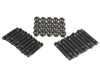 ES#3552554 - LS064560R14 - Competition Wheel Stud Conversion Kit - Steel Ball Seat Nuts - 45mm Front / 60mm Rear - Set of 20 Black Zinc coated studs and steel R14 ball seat lug nuts - Rennline - Porsche