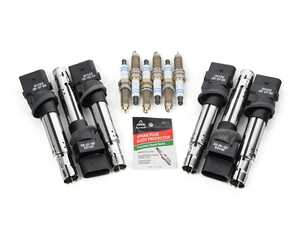 ES#4869619 - 03h905600a1KT - Ignition Service Kit - Includes six Bosch spark plugs and six Bremi coil packs - Assembled By ECS - Volkswagen