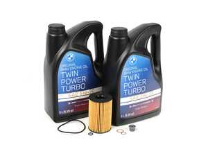 ES#4815828 - F9XM8OSKT - Genuine BMW Oil Change Kit / Inspection I - 5w30 - Everything needed for an oil service including Genuine BMW Twin Power Turbo oil. - Genuine BMW - BMW