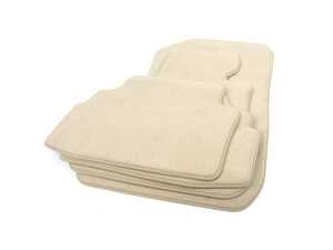 ES#2498460 - 51477316597 - E92 Set Of Floor Mats - Beige Velour - Complete set of four - Genuine BMW - BMW