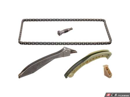 ES#4343029 - 11311439853S9 - BMW Timing Chain kit (Cylinders 7-12) - Kit includes Timing Chain (11311439853), Guide Rail (11317533489), Chain tensioner (11317521509), Piston with O-ring (11317525387), and Guide Rail (11311439557). - Febi - BMW
