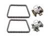 ES#4343031 - 11311747437S1 - BMW timing chain kit - Kit includes: Tensioner (11311435026), Tensioner (11311435027), Timing Chain x2 (11311747437) - Febi - BMW
