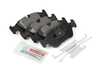 ES#4810241 - BE558H - Bosch Blue Semi-Metallic Brake Pads With Hardware - Front - A great value pad that offers strong, consistent braking and low dust - Bosch - BMW