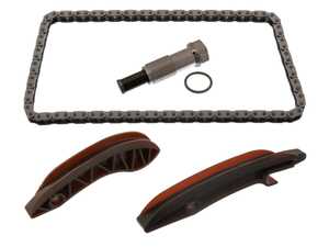 ES#4343048 - 11318570649S2 - BMW timing chain kit - Kit includes Timing chain, Guide Tensioner, Tensioner with gasket, and Guide Rail - Febi - BMW