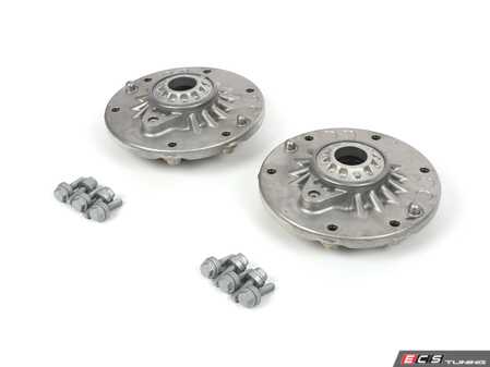 ES#4355133 - 31306881930KT - Strut Mount Replacement Kit - 5 Bolt - Includes Strut Mounts and Hardware - Assembled By ECS - BMW