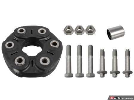 ES#4344353 - 26117605629S1 - Universal Flex Disc Kit - Includes the flex disc (aka Guibo) plus the bolts, nuts, and centering sleeve needed for installation - Febi - BMW