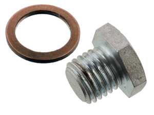 ES#4342947 - 11137553918S1 - Engine Oil Drain Plug with Crush Washer - M12x1.5mm engine oil drain plug with a sealing washer - Febi - BMW