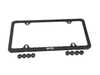ES#4441598 - 51805A5CFA8 - MINI Word Logo License Plate Frame Slim Line - Matte Black - Priced Each  - MINI word logo at the bottom - Genuine MINI - MINI
