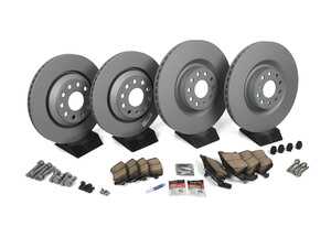 ES#2765864 - 1K0615301M - Front & Rear Brake Service Kit - Everything you'll need to perform a complete brake system service on your vehicle - Assembled By ECS - Volkswagen