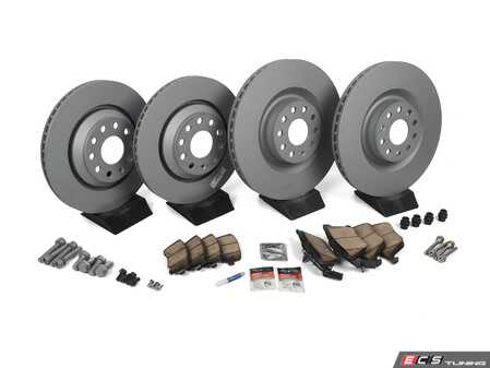 ES#2765864 - 1K0615301M - Front & Rear Brake Service Kit - Everything you'll need to perform a complete brake system service on your vehicle - Assembled By ECS - Volkswagen