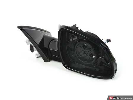 ES#4689126 - 51165A30B62 - Exterior Mirror - High Gloss Black - Right - Exterior right-side mirror in high gloss black.

Works with memory function.

Does not include mirror glass or mirror cap. - Genuine BMW - BMW