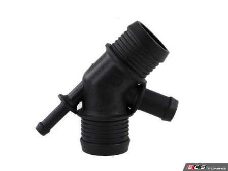 ES#4883863 - 1J0121087C - Coolant Distribution Pipe - Plastic 3-way oulet at upper radiator hose - Rein - Audi Volkswagen