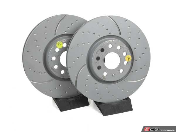 EBC Brakes GD Sport Dimpled And Slotted Rotors - EbcGD7677 | UK - View #3