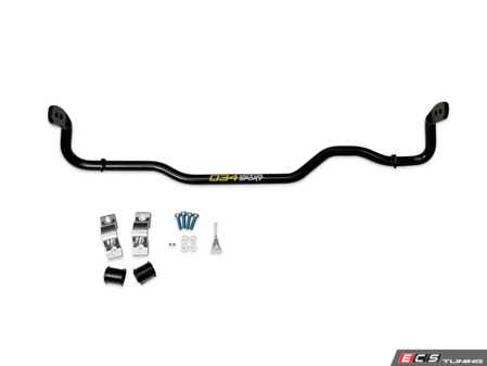 ES#4883868 - 034-402-1038 - RS+ Adjustable Solid Rear Sway Bar Upgrade - Made from a single piece of high-quality, solid 0.938 thick spring steel for maximum rigidity. - 034Motorsport - Audi Volkswagen