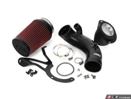 ES#4699143 - 008694la12rKT - E46 325i Luft-Technik Intake System - Red Filter - Replaces your restrictive intake system with a high-flowing conical filter and smooth-bore silicone. Experience a 28% increase in airflow and raw induction sounds! - ECS - BMW