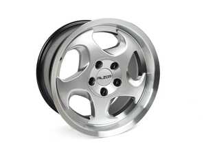 ES#4900196 - 5011-3-4KT - 17" Style 5011 Wheels - Square Set Of Four - 17x9 ET22 5x120 72.6CB - Black/Machined Lip With Silver Cover - Alzor - BMW
