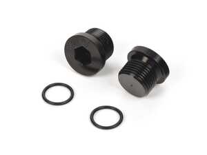 ES#4341851 - BMS-TCP-BLK - Black Thermostat Caps (Pair) - Burger Motorsports - BMW