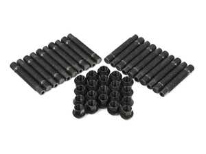 ES#4758973 - HW-APX-M14125-90 - APEX 90mm M14 BMW 5 Lug Hex Head Stud Kit - Black - Complete set of 20 wheel studs and lug nuts - APEX Wheels - BMW MINI
