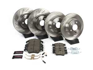 ES#4668935 - KOE7830 - Front & Rear Brake Service Kit - Featuring Power Stop Rotors, and pads - Power Stop - Mercedes Benz