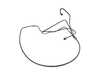 ES#36840 - 16126766132 - Scavenge Air Line - Connects from engine to gas tank - Genuine MINI - MINI