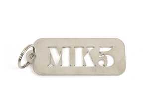 ES#4464937 - 2021096-key5 - MK5 - Keychain - Laser cut .060 stainless keychain. Comes with a stainless split ring. - CJM Industries - Volkswagen