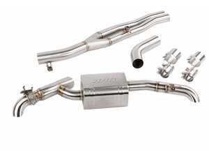 ES#4883016 - CBK0057 - APR Rear Catback Exhaust System - B9 SQ5 - Features TIG welded brushed T304 stainless steel construction and offers gains of 5 AWHP and 6 AWFT-LBS of torque - APR - Audi