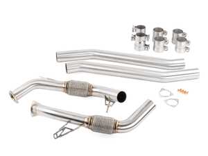 ES#4883017 - MPK0009 - APR Midpipe Exhaust System - B9 SQ5 - Features TIG welded brushed T304 stainless steel construction and offers gains of 5 AWHP and 6 AWFT-LBS of torque - APR - Audi