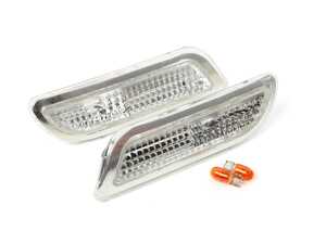 ES#3662878 - 340-1405PXB-VC - W208 CLK-Class Crystal Clear Side Marker Lights - Set - Featuring Clear Side Marker Lights for your W208 or R170! - Depo - Mercedes Benz