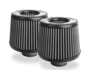ES#4899180 - BMS-N54-DCIR-W - Replacement BMS DCI Filters - White  - High-flow replacement filters for N54 DCI, pre-oiled with clamps. - Burger Motorsports - BMW