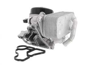 ES#4854094 - 11427525333_KIT - Oil Filter Housing - Includes the oil filer housing, cap, and oil cooler - Vemo - BMW